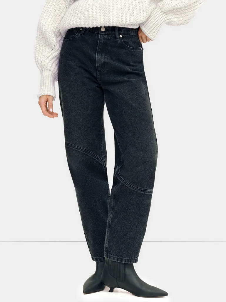 Marcella Monique Barrel Leg Jeans Nwt
